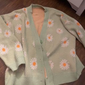 SHEIN Flower Sweater